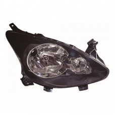 Toyota Aygo 2005-2014 Black Inner Halogen Head Lamp Unit Driver Side